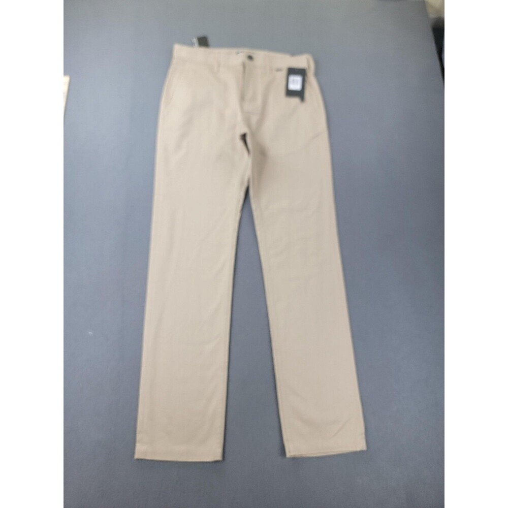 Hurley Icon Pant Mens‎ 30x32 Khaki Regular Fit Chino Flat Front Twill Casual